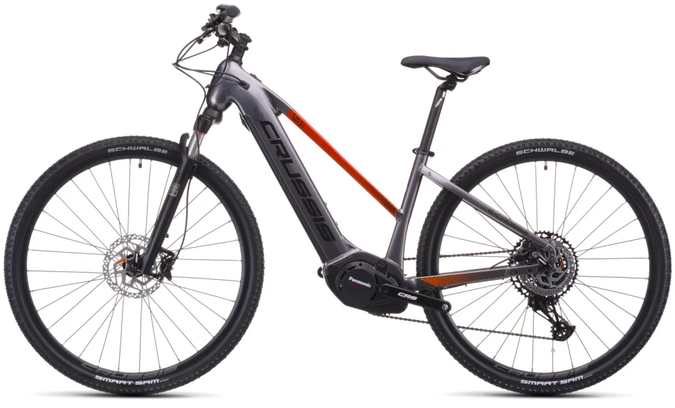 Elektrokolo CRUSSIS E-CROSS LOW 9.11 715 WH 2026 pohled z boku