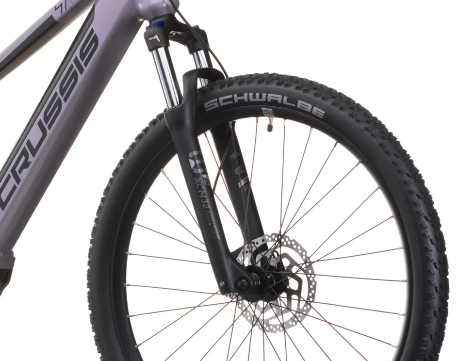 Elektrokolo CRUSSIS E-FIONNA 7.11 715 WH 2026 detail vidlice