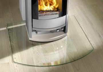 Nespalná plocha ke krbovým kamnům a krbovým vložkám