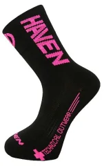 HAVEN PONOŽKY NEO LONG BLACK/PINK