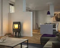 Litinová krbová kamna DOVRE SENSE 303 - v interiéru