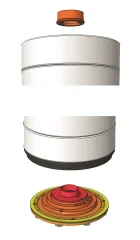 LEDA OTÁČECÍ PODLOŽKA K OTÁČENÍ KAMEN 360°, Ø 130 MM