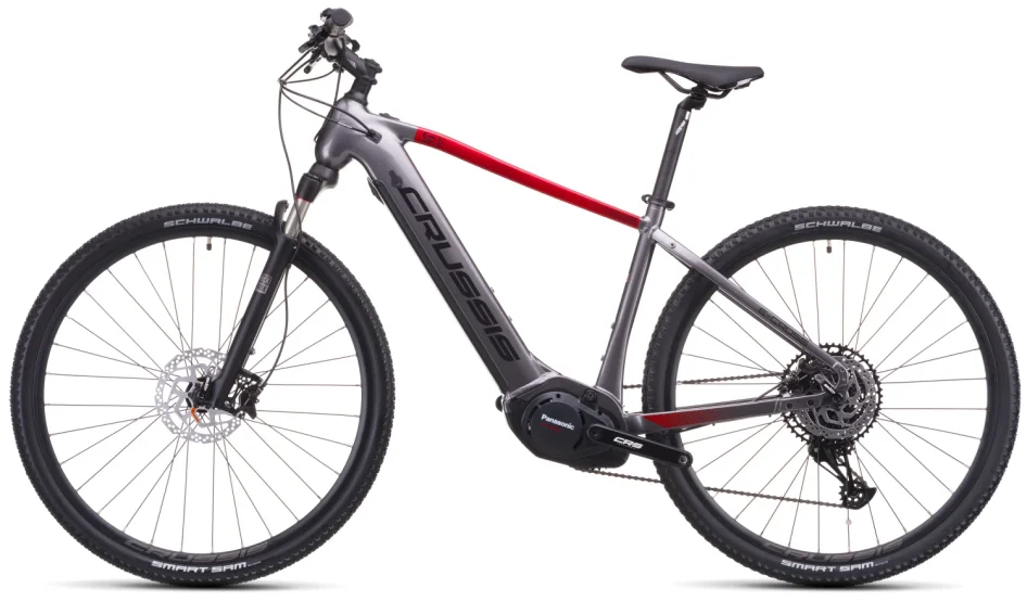 Elektrokolo CRUSSIS E-CROSS 9.11 715 WH 2026 pohled z boku