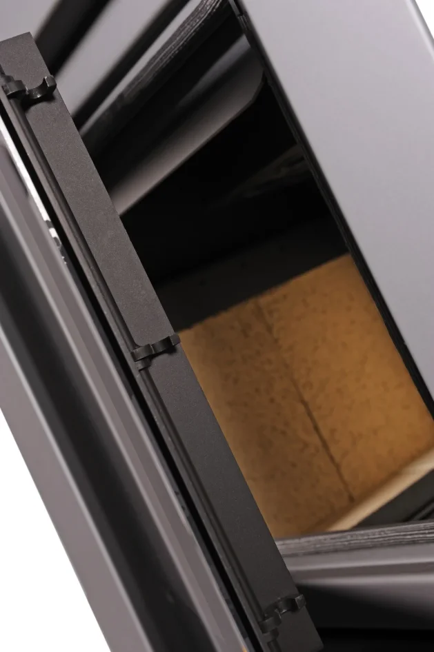 Krbová plechová kamna HS FLAMINGO AQUAFLAM VARIO LEND 11/5 tříbodové zavírání