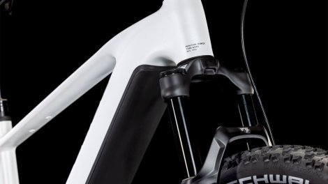 Elektrokolo CUBE REACTION HYBRID SLT METALLICWHITE´N´BLACK 2025
