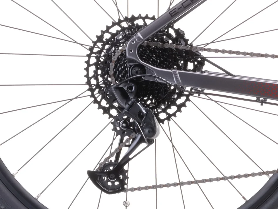 Elektrokolo CRUSSIS E-CROSS 9.11 715 WH 2026 detail přehazovačky