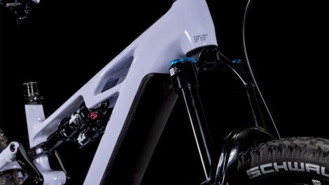 Celoodpružené elektrokolo CUBE STEREO HYBRID ONE77 HPC SLX CYCLAMEN´N´BLACK 2025