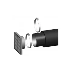 JOTUL SADA PRO EXTERNÍ PŘÍVOD VZDUCHU, PRŮMĚR 80 MM, DÉLKA 1 M