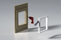 GRENACONTROL REVIZNÍ DVÍŘKA 40 X 50 - krok 3