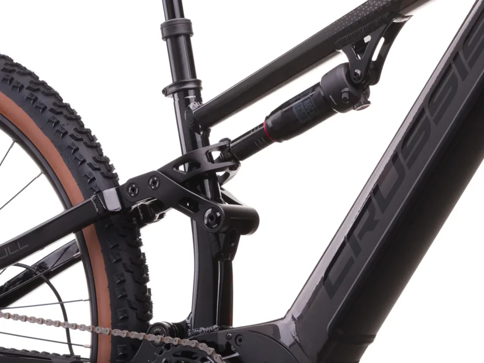 Celoopdružené elektrokolo CRUSSIS ONE-FULL 9.11 894 WH 2026 detail tlumiče