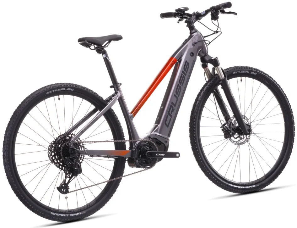 Elektrokolo CRUSSIS E-CROSS LOW 9.11 715 WH 2026 pohled z boku