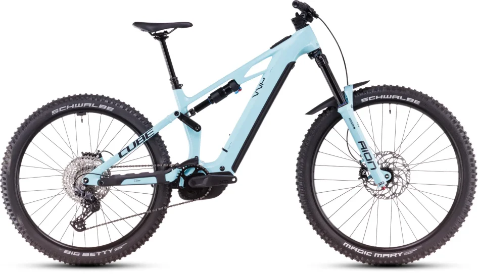 Celoodpružené elektrokolo CUBE STEREO HYBRID ONE77 HPC RACE DAZZLE´N´BLACK 2025