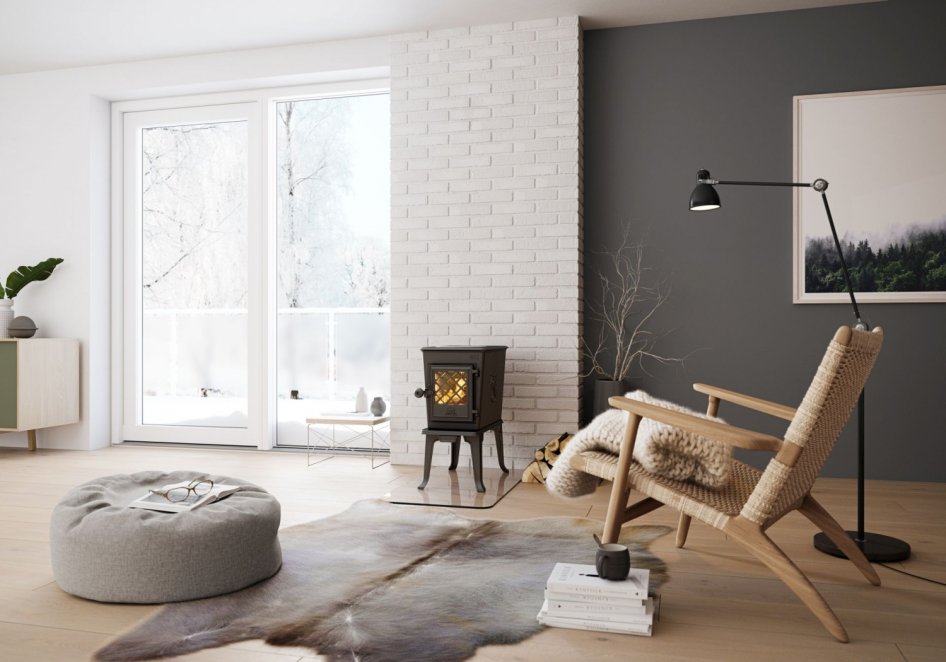 Litinová krbová kamna JOTUL F 602 ECO - v interiéru II