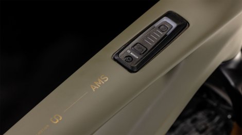 Celoodpružené elektrokolo CUBE AMS HYBRID ONE44 C:68X SUPER TM 29 DUSTYOLIVE´N´GOLD 2025