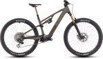 Celoodpružené elektrokolo CUBE AMS HYBRID ONE44 C:68X SUPER TM 29 DUSTYOLIVE´N´GOLD 2025