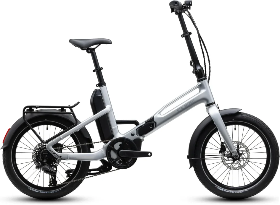 Skládací elektrokolo CUBE FOLD HYBRID 540 SILVERSTAR´N´REFLEX 2027