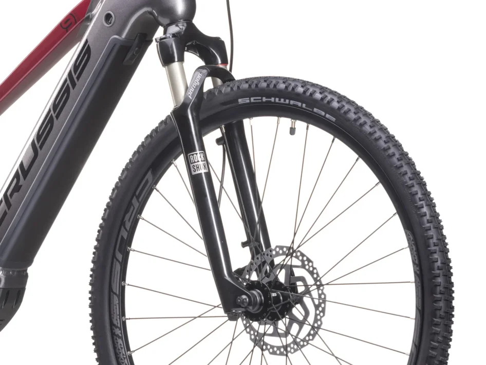 CRUSSIS E-CROSS LOW 9.10 720 WH 2025 - Velikost rámu: 16" (výška 160 - 170 cm)