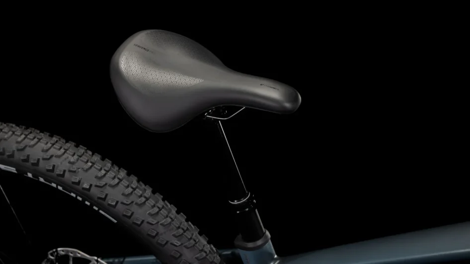 Elektrokolo CUBE REACTION HYBRID SLX SAGEBRUSHGREEN´N´PRISM 2025 detail sedla