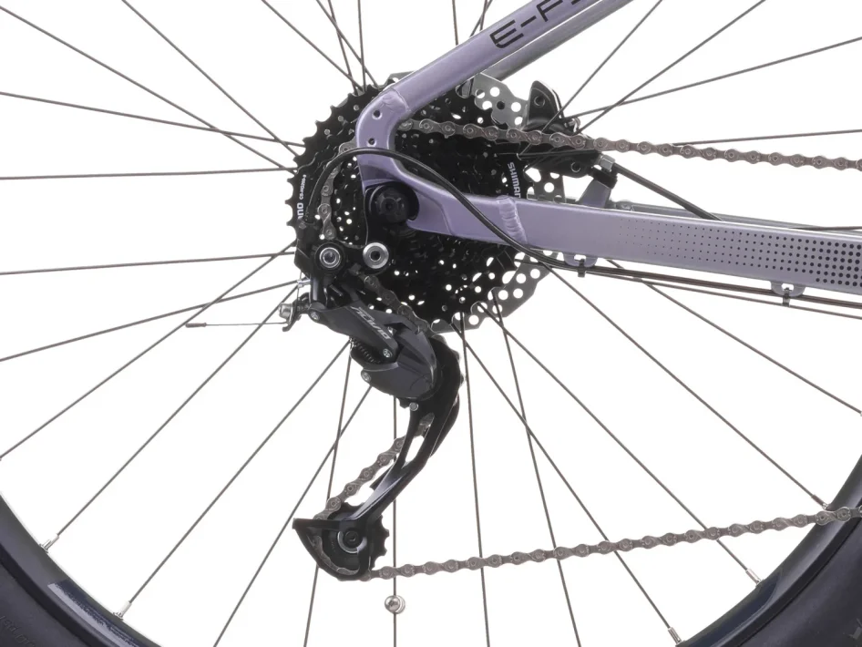 Elektrokolo CRUSSIS E-FIONNA 7.11 715 WH 2026 detail přehazovačky
