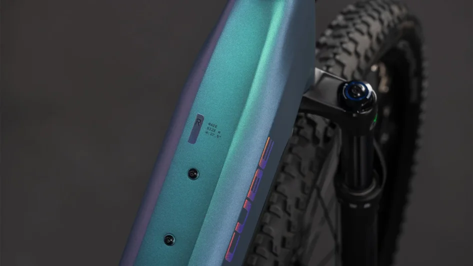 Elektrokolo CUBE REACTION HYBRID RACE EASY ENTRY POLARLIGHT´N´PRISM 2026 detail rámu