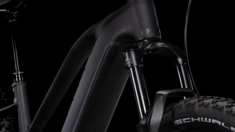 Elektrokolo CUBE REACTION HYBRID RACE TRAPEZE BLACK´N´METAL 2025