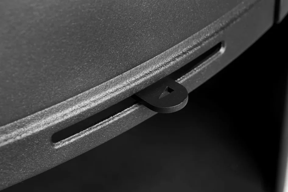 Litinová krbová kamna DOVRE BOW - detail ovládání vzduchu