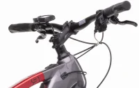Elektrokolo CRUSSIS E-CROSS 9.11 715 WH 2026 detail řídítek Elektrokolo CRUSSIS E-CROSS 9.11 715 WH 2026 detail řídítek