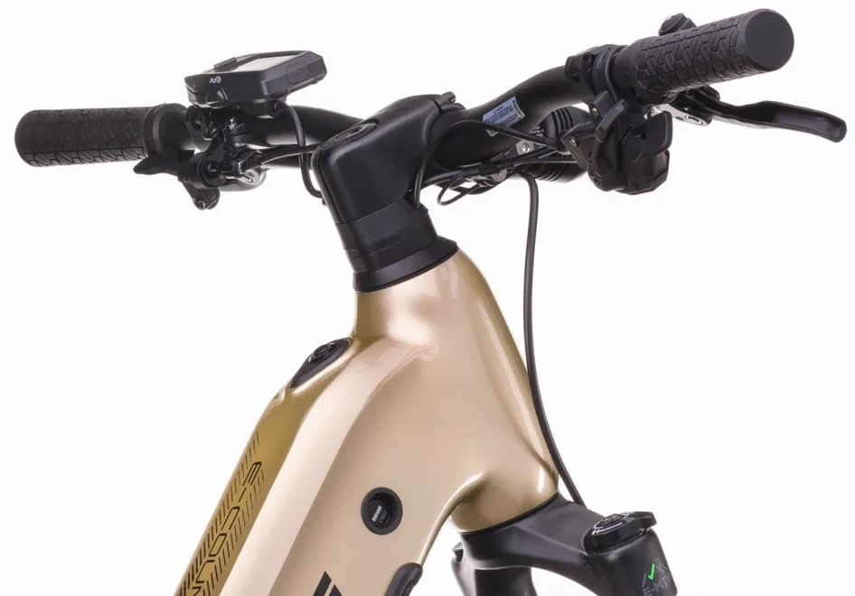 Elektrokolo CRUSSIS E-COUNTRY FULL 10.11 715 WH 2026 kokpit