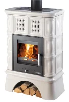 Krbová kachlová kamna HAAS+SOHN TREVISO TV II KACHLOVÝ SOKL - slonová kost II