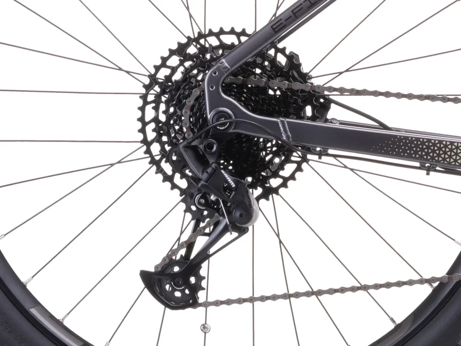Elektrokolo CRUSSIS E-FIONNA 9.11 715 WH 2026 detail přehazovačky