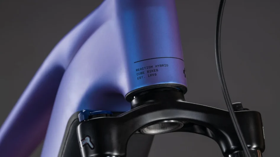 Elektrokolo CUBE REACTION HYBRID ONE 800 BLUEIRIS´N´REFLECT 2026 vidlice