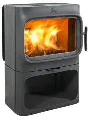 Litinová krbová kamna JOTUL F 305 B ČERNÝ LAK z boku