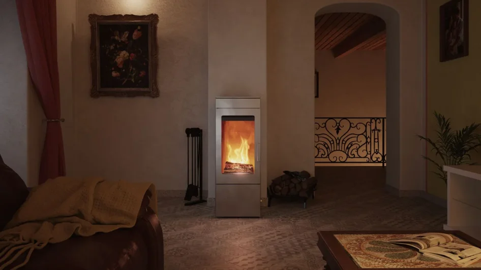BLAZE HARMONY ELEMENT 04 SILVER GREY - Vývod kouřovodu: Vrchní
