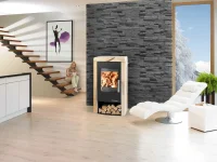Krbová kamna HAAS+SOHN PINEROLO WOODSTONE PRESTIGE - v interiéru I