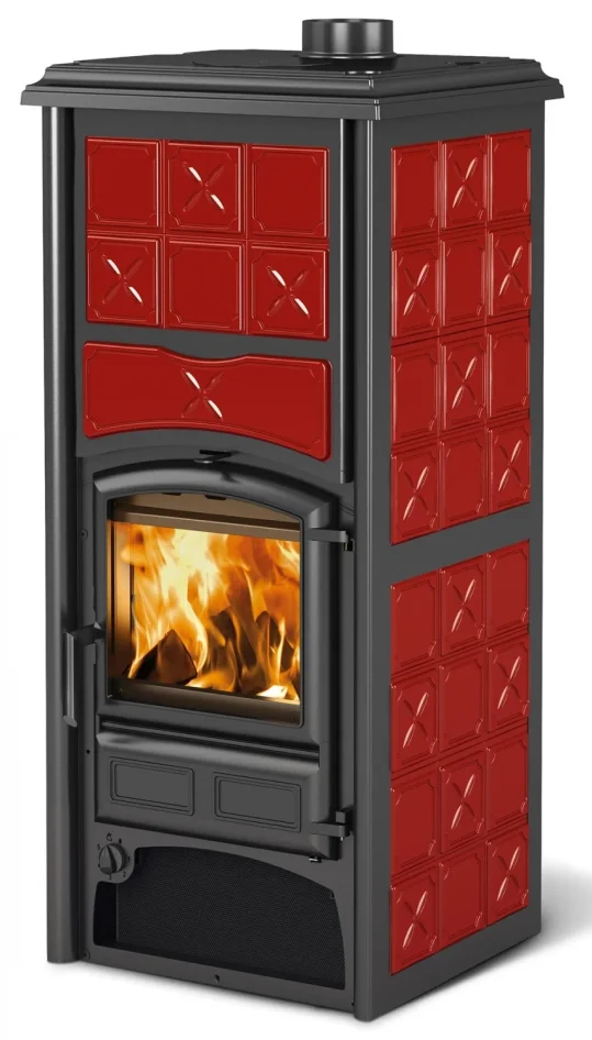 Krbová kamna LA NORDICA LORIET S D.S.A. - bordó
