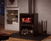 Kanadská krbová kamna OSBURN INSPIRE 2000 - v interiéru