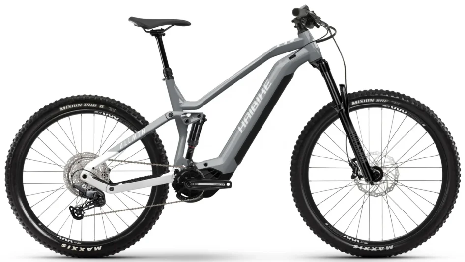 Celoodpružené elektrokolo HAIBIKE ALLMTN 3 SILVER 2023