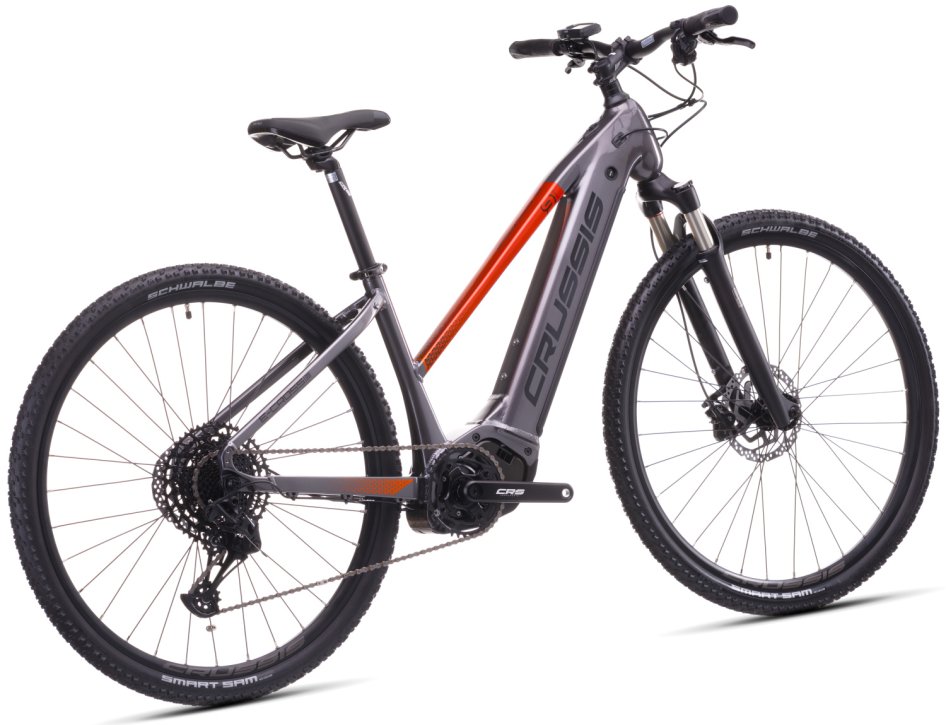 Elektrokolo CRUSSIS E-CROSS LOW 9.11 715 WH 2026 pohled z boku