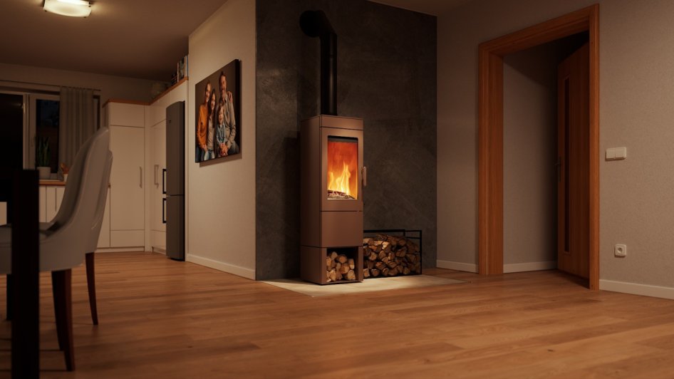 BLAZE HARMONY ELEMENT P 04 PEARL BROWN - Vývod kouřovodu: Vrchní