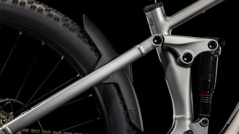 Celoodpružené elektrokolo CUBE STEREO HYBRID ONE22 RACE SILVER´N´BLACK 2025