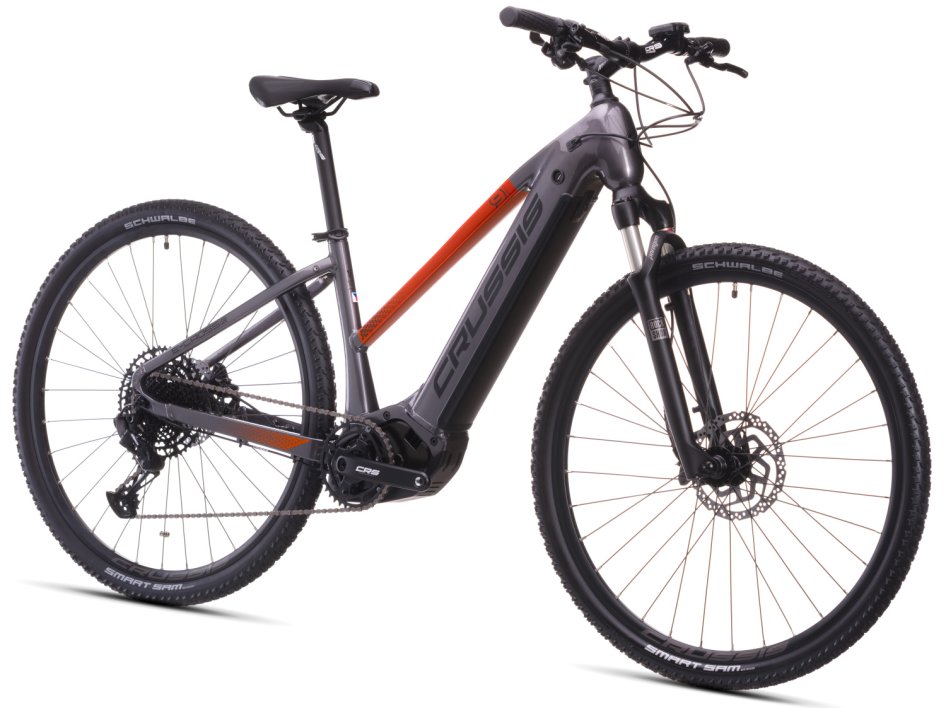 Elektrokolo CRUSSIS E-CROSS LOW 9.11 715 WH 2026 pohled z boku