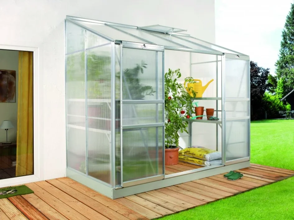 Zahradní skleník VITAVIA IDA 3300 PC 4 MM STŘÍBRNÝ