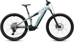 Celoodpružené elektrokolo CUBE STEREO HYBRID ONE44 HPC PRO 800 PEARLAQUA´N´BLACK 2027