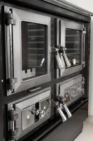 KVS MORAVIA TYP 9112 KLAUDIA ANTRACITOVÁ S CHROMOVANÝMI DOPLŇKY