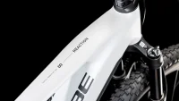 CUBE REACTION HYBRID SLT METALLICWHITE´N´BLACK 2025