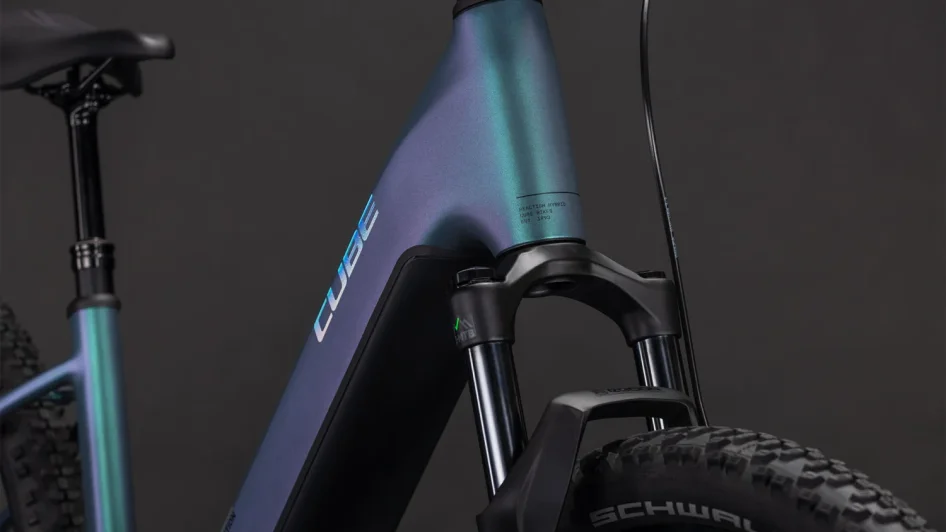 Elektrokolo CUBE REACTION HYBRID RACE EASY ENTRY POLARLIGHT´N´PRISM 2026 vidlice