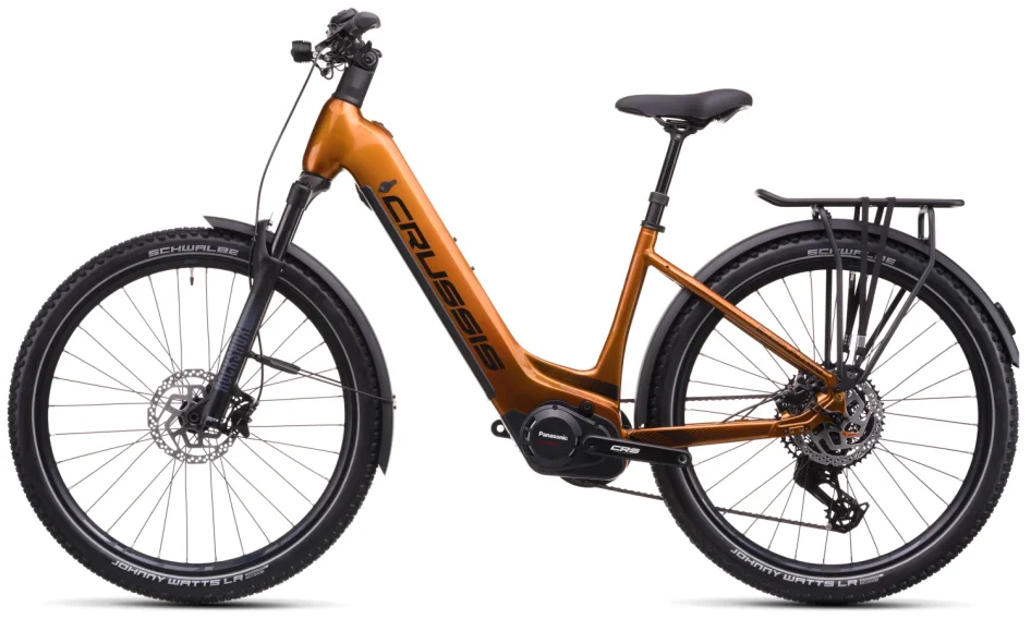 Elektrokolo CRUSSIS E-COUNTRY 10.11 715 WH 2026 pohled z boku