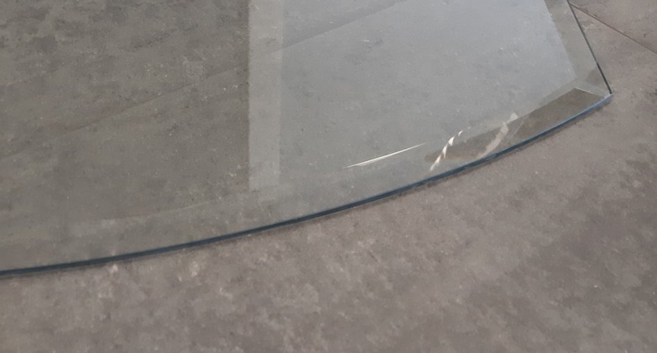 PODSTAVNÉ SKLO POD KAMNA S FAZETOU 6 MM - detail I