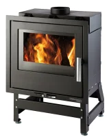 Krbová vložka HAAS+SOHN VESUVIO II 1S ČERNÁ/LITINOVÁ DVÍŘKA