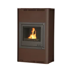 Krbová plechová kamna HS FLAMINGO AQUAFLAM 25 AR hnědá - sametová